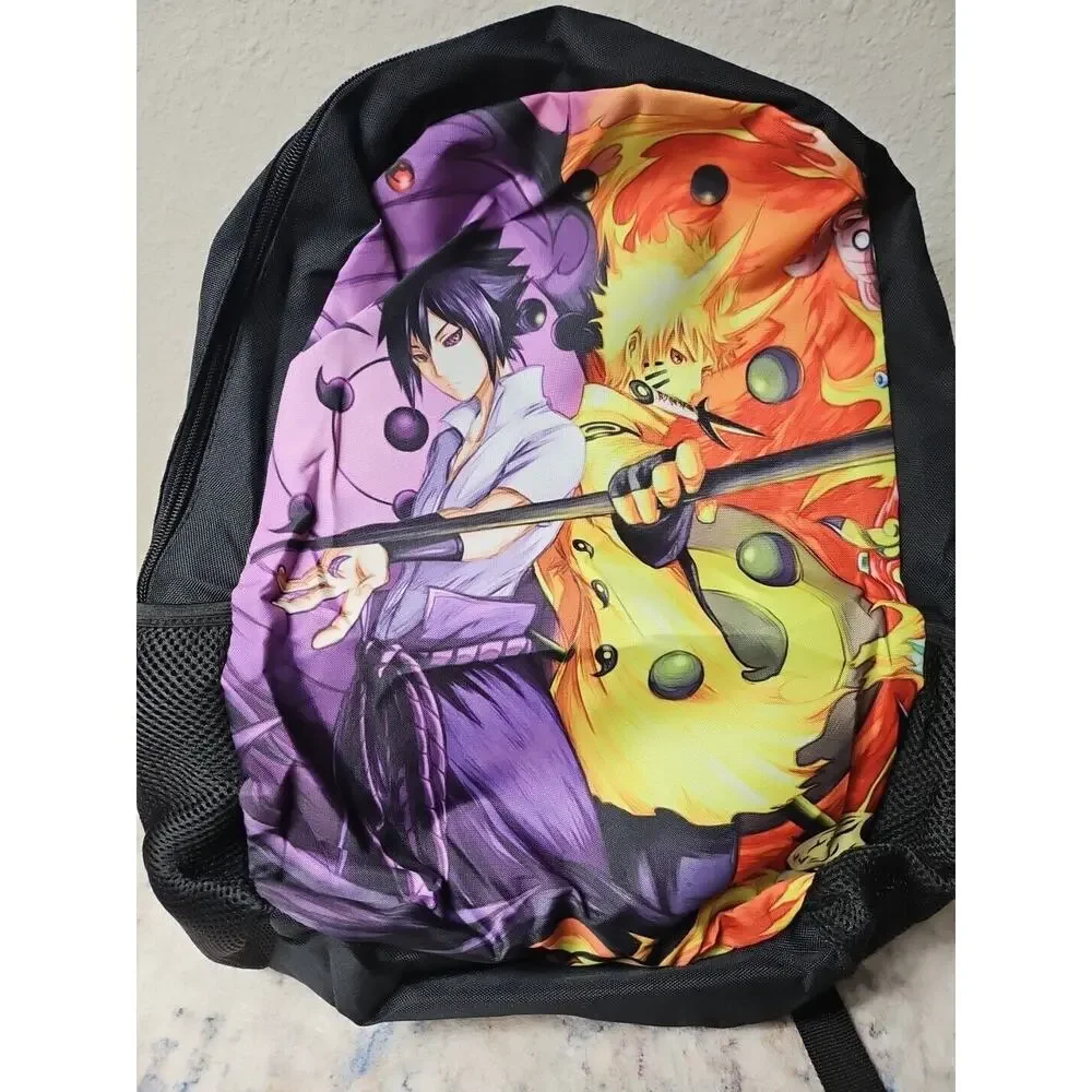 School Travel Anime Backpack Bookbag Kids Teens Student Adult Naruto